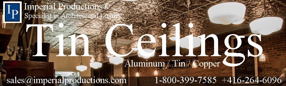 Tin Panels for Tin Ceilings, Wall panels